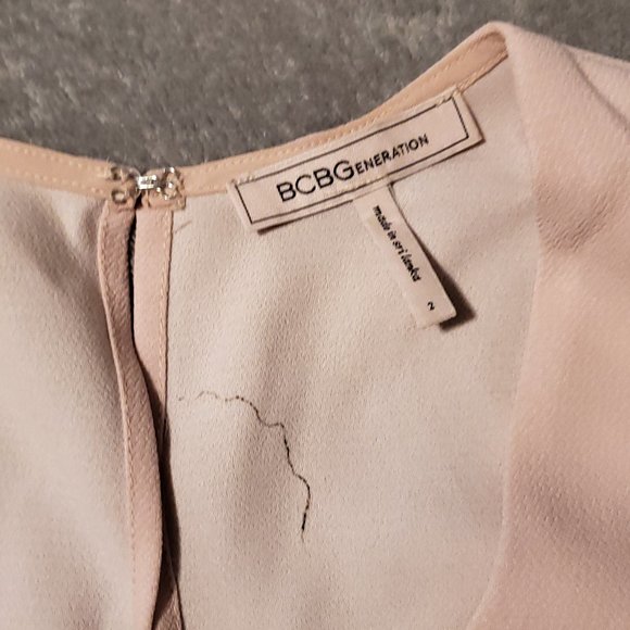 BCBGeneration Skort Romper with side lace up detail - Picture 5 of 9